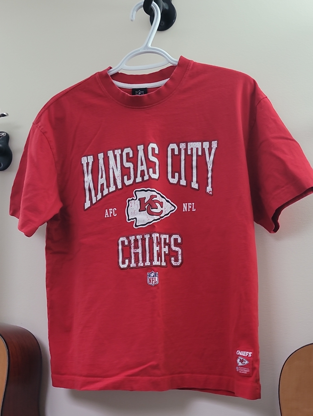 NFL Kansas City Chiefs Red Graphic Short Sleeve Tee